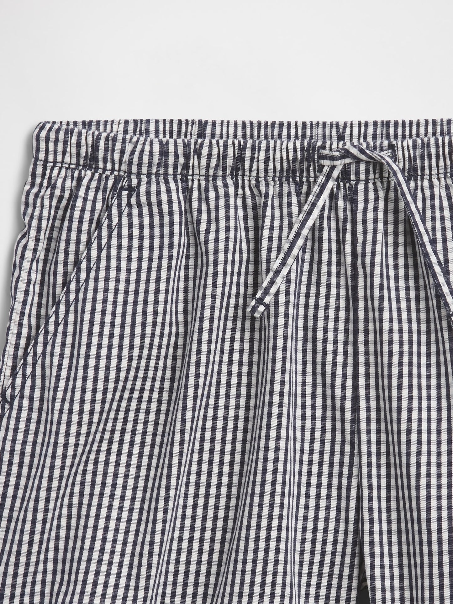 Lacivert Relaxed Pull-on Keten Karışım Şort