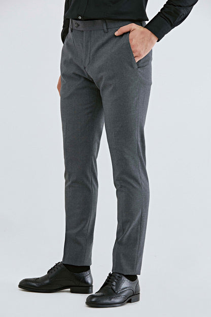 Tween Silim Fit Antrasit Yün Karişimli Kumaş Pantolon