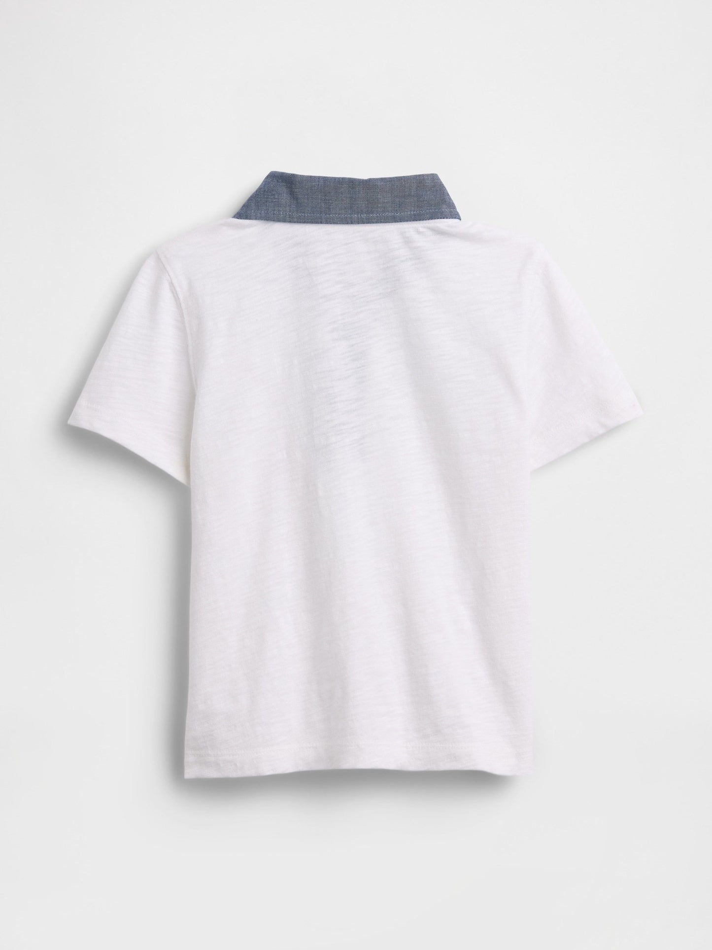 Beyaz Organik Pamuk Polo T-shirt