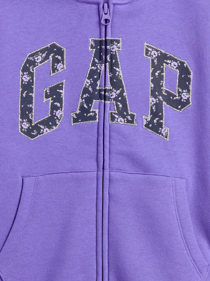 Mavi Vintagesoft Logo Fermuarlı Sweatshirt