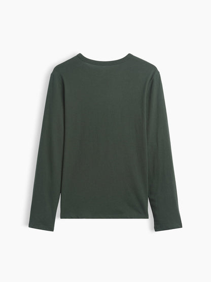 Koyu Yeşil Gap Logo T-shirt