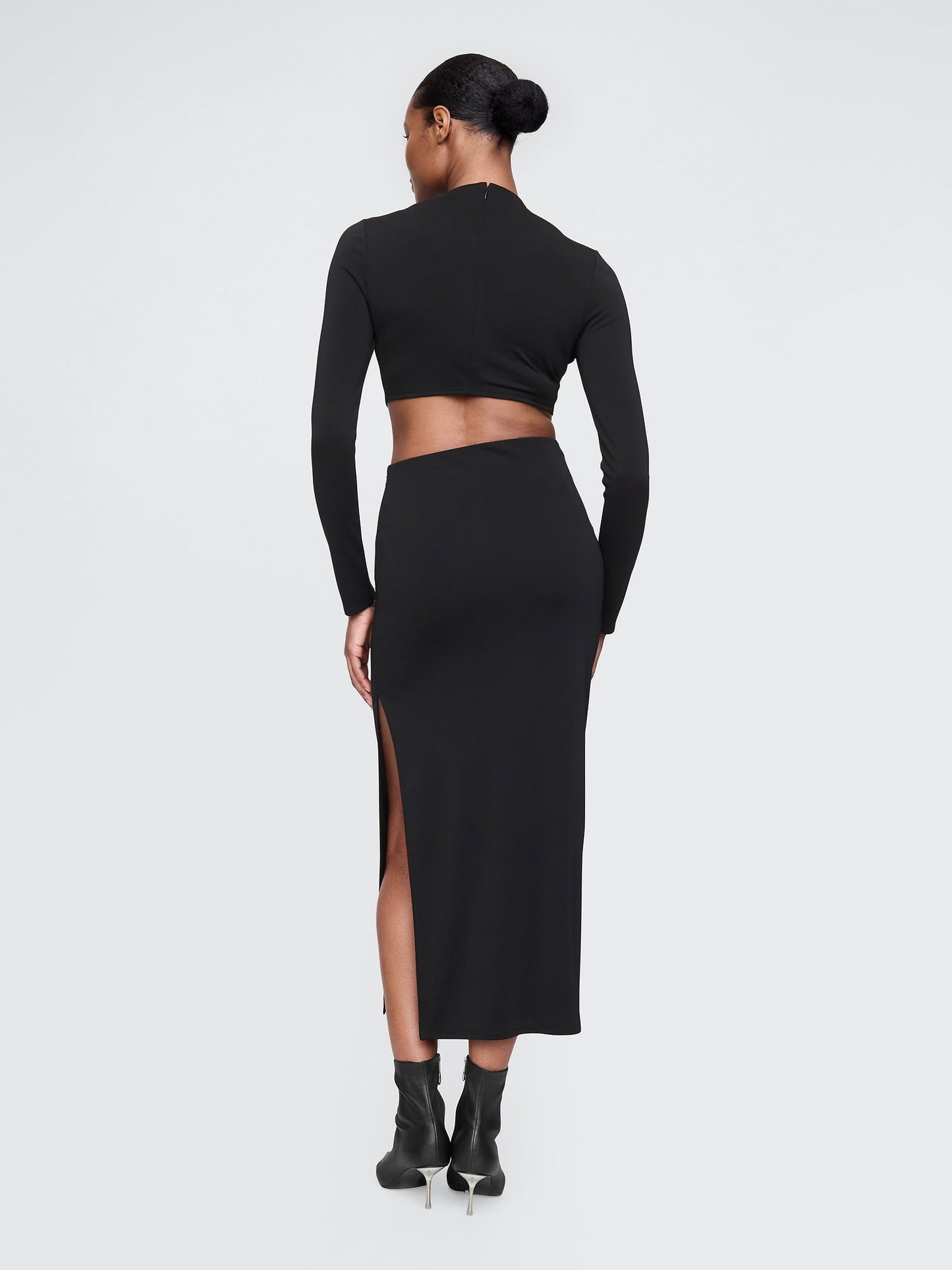 Siyah Gap × Cult Gaia Cutout Midi Elbise