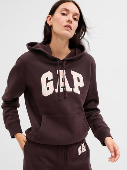 Kahverengi Gap Logo Fleece Sweatshirt