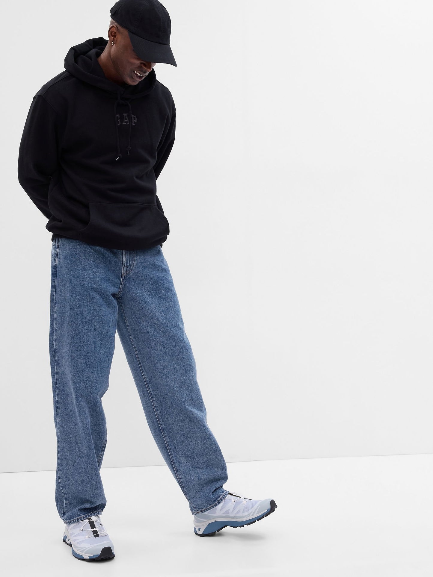 Mavi Baggy Jean Pantolon