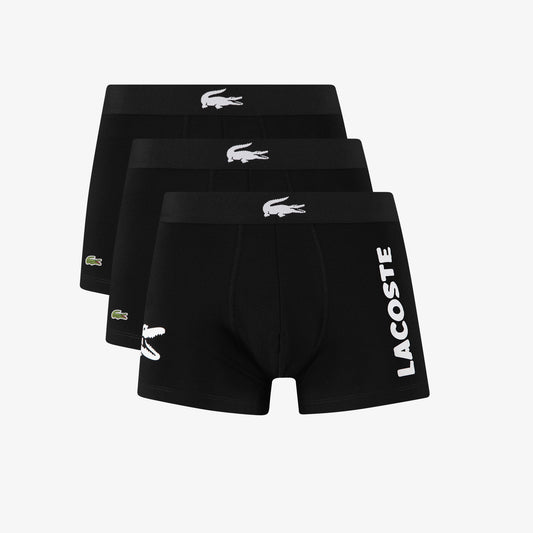 Erkek Baskılı 3'lü Siyah Boxer