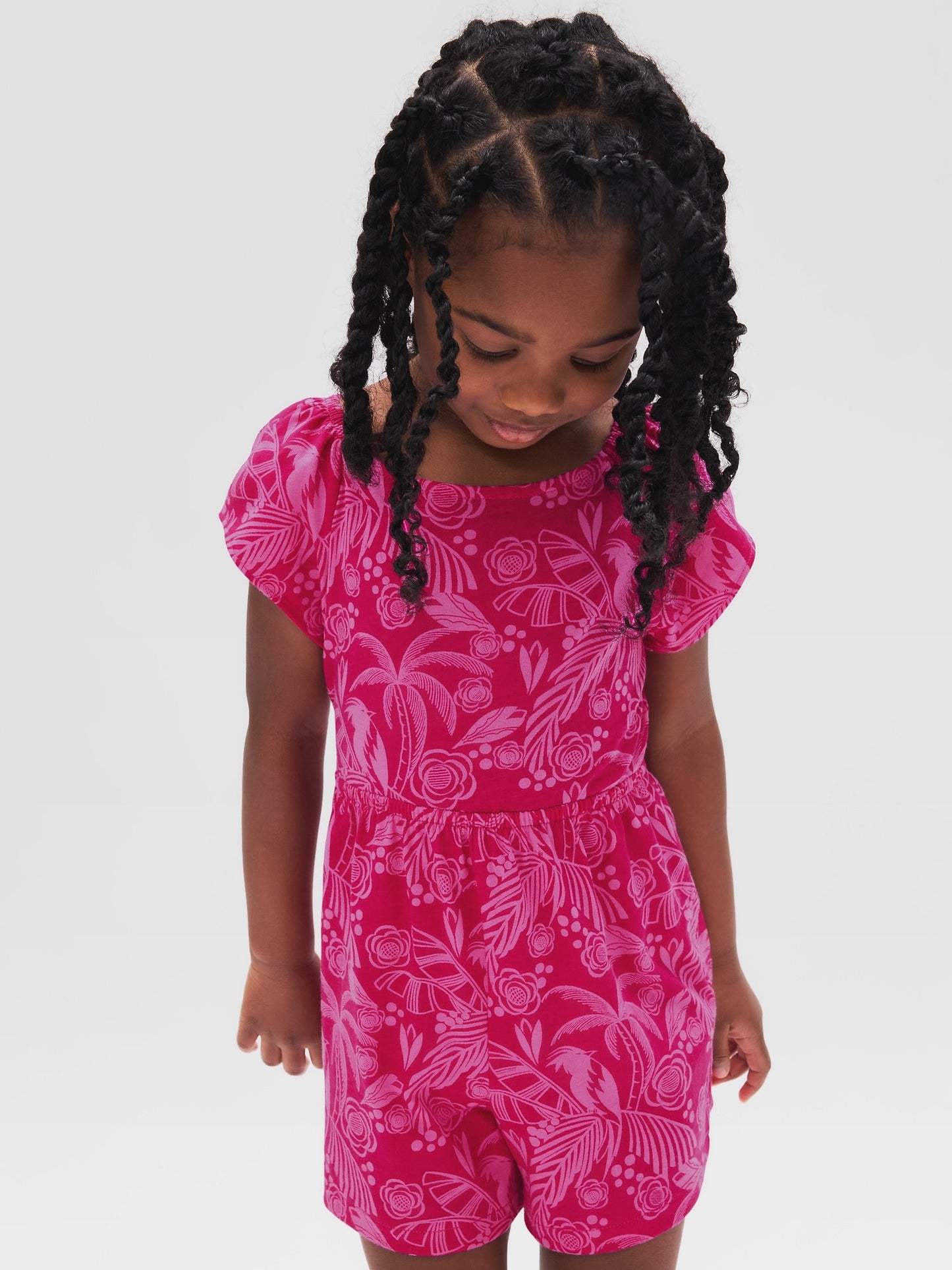 Koyu Pembe Tulum Outfit Set