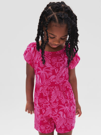 Koyu Pembe Tulum Outfit Set
