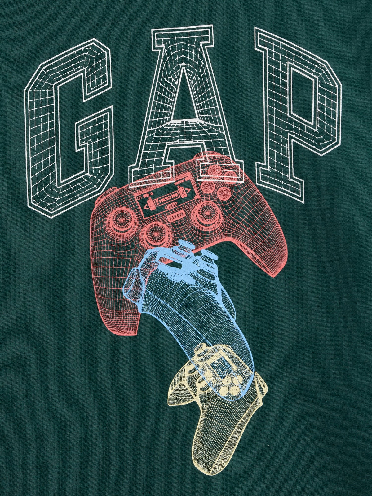 Koyu Yeşil Relaxed Gap Logo Sweatshirt