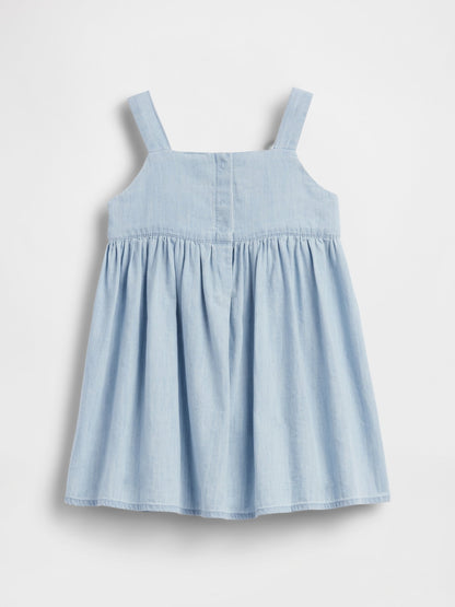 Mavi Denim Fiyonk Elbise