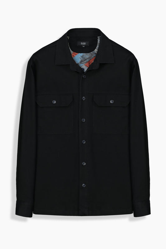 Cleve Siyah Regular Gömlek