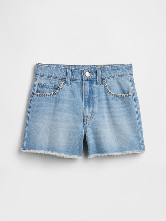 Açık Mavi Denim Şort