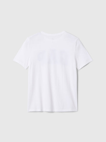 Beyaz Gap Logo T-shirt
