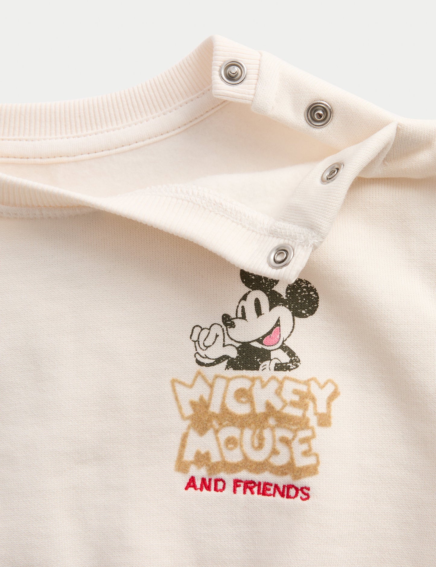 Pamuk Karışımlı Mickey Mouse:trade_mark: Sweatshirt (0-3 Yaş)