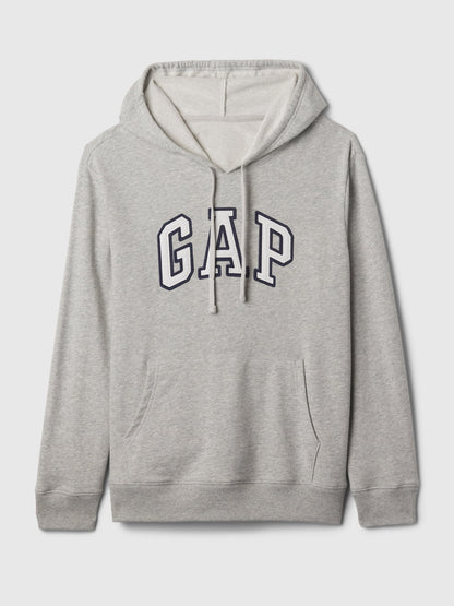 Açık Gri Gap Logo Havlu Kumaş Sweatshirt