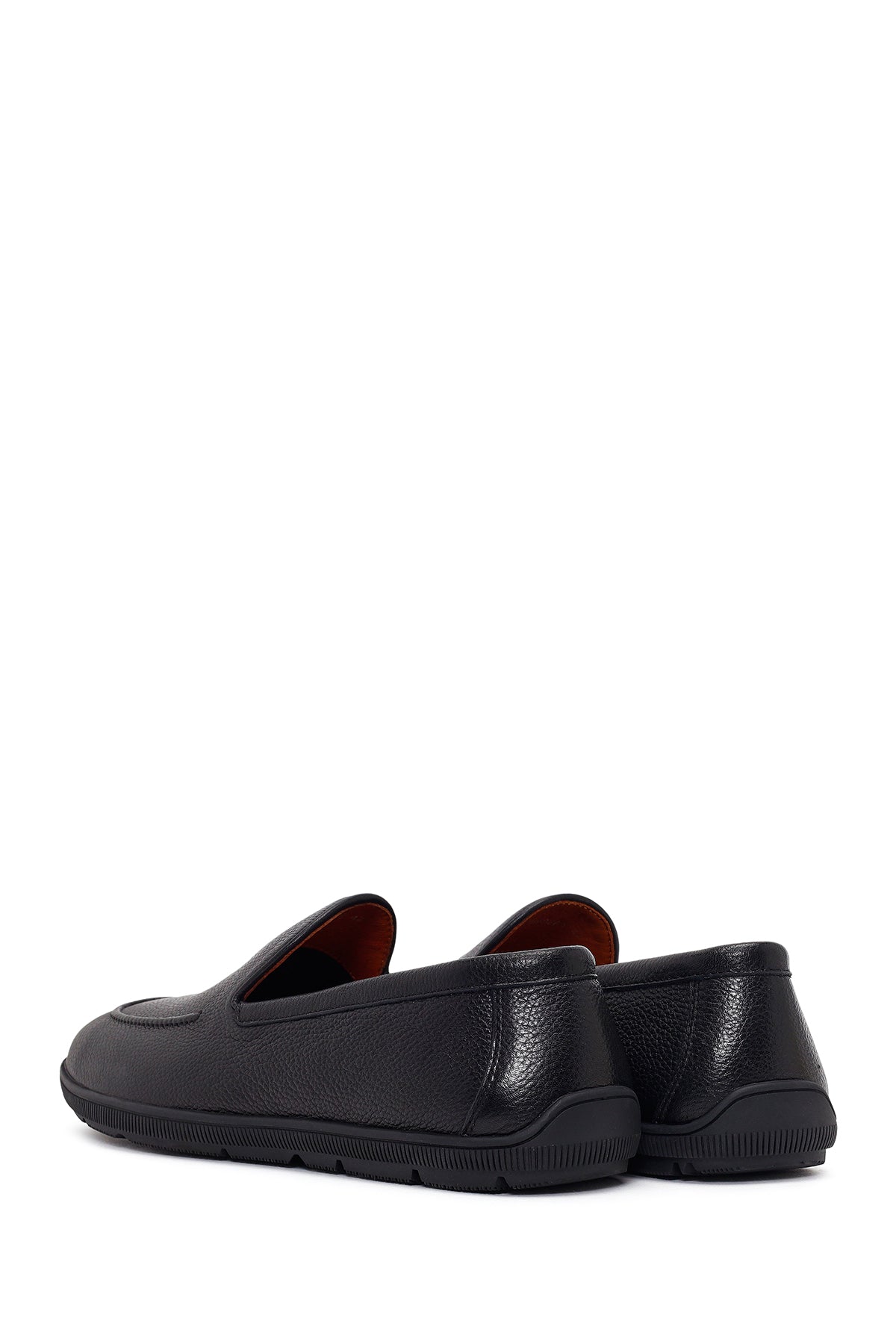 Erkek Siyah Deri Casual Loafer