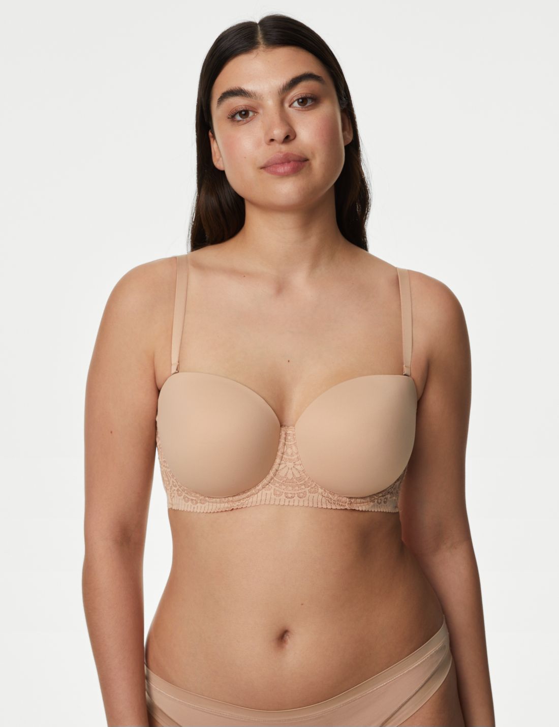 Body Soft:trade_mark: Dantel Detaylı Straplez Sütyen