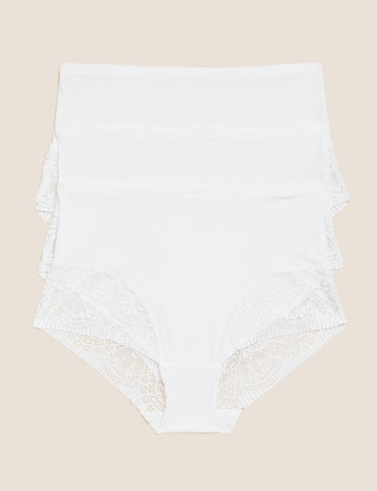 3'lü Body Soft Full Brief Külot Seti
