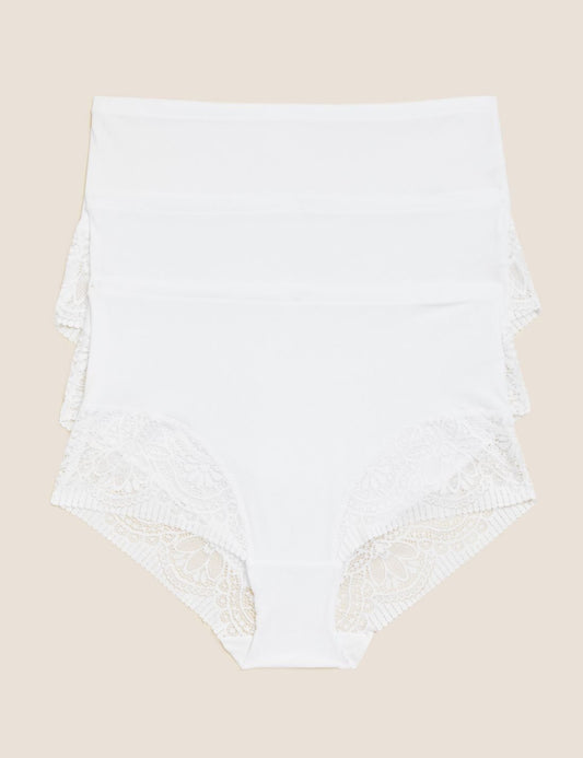 3'lü Body Soft Full Brief Külot Seti