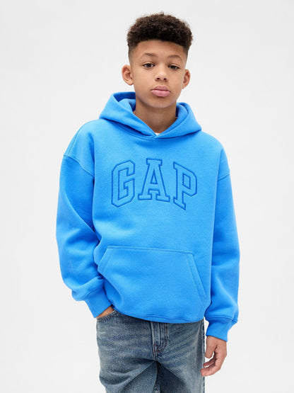 Açık Mavi Vintagesoft Relaxed Logo Sweatshirt