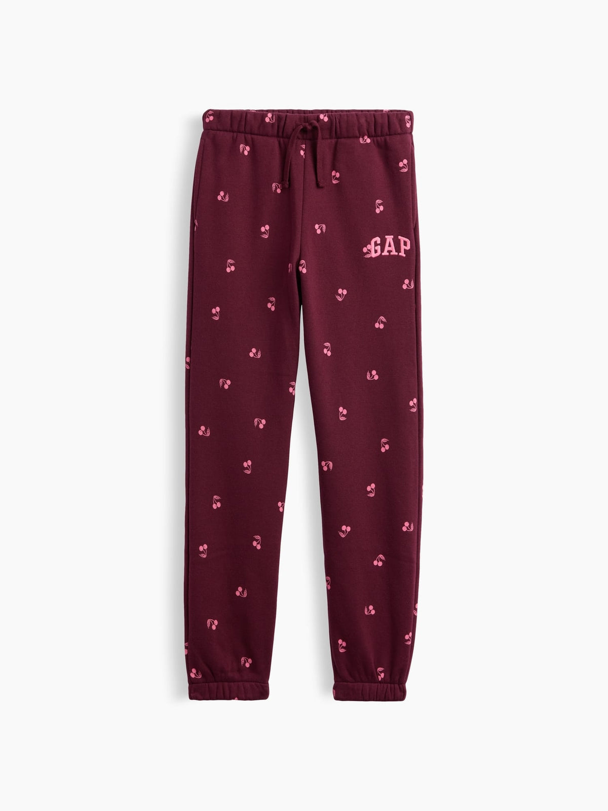 Bordo Relaxed Gap Logo Eşofman Altı