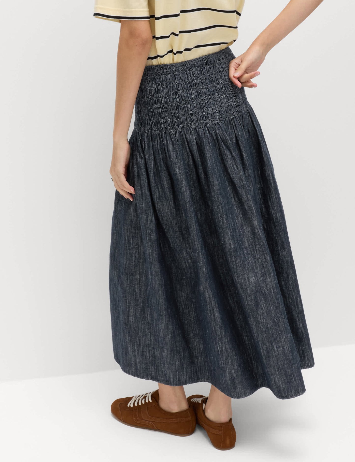 Pamuklu Denim Etek