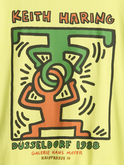 Sarı Keith Haring Grafik T-shirt