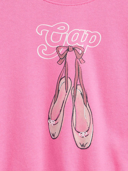 Pembe Gap Logo Kapüşonlu Sweatshirt