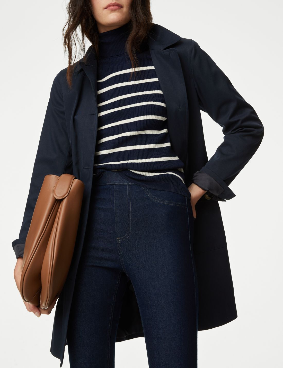 Yüksek Bel Jegging Jean Pantolon