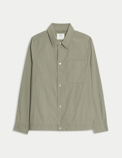 %100 Pamuklu Overshirt Gömlek