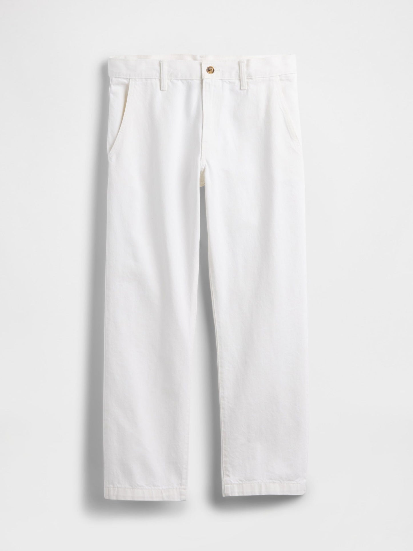 Beyaz Relaxed Straight Pantolon Jean