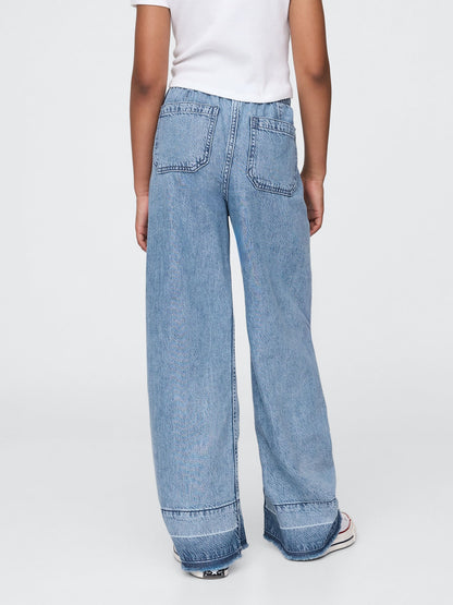 Denim Mavi Kids Ultrasoft Kolay Baggy Jean Pantolon