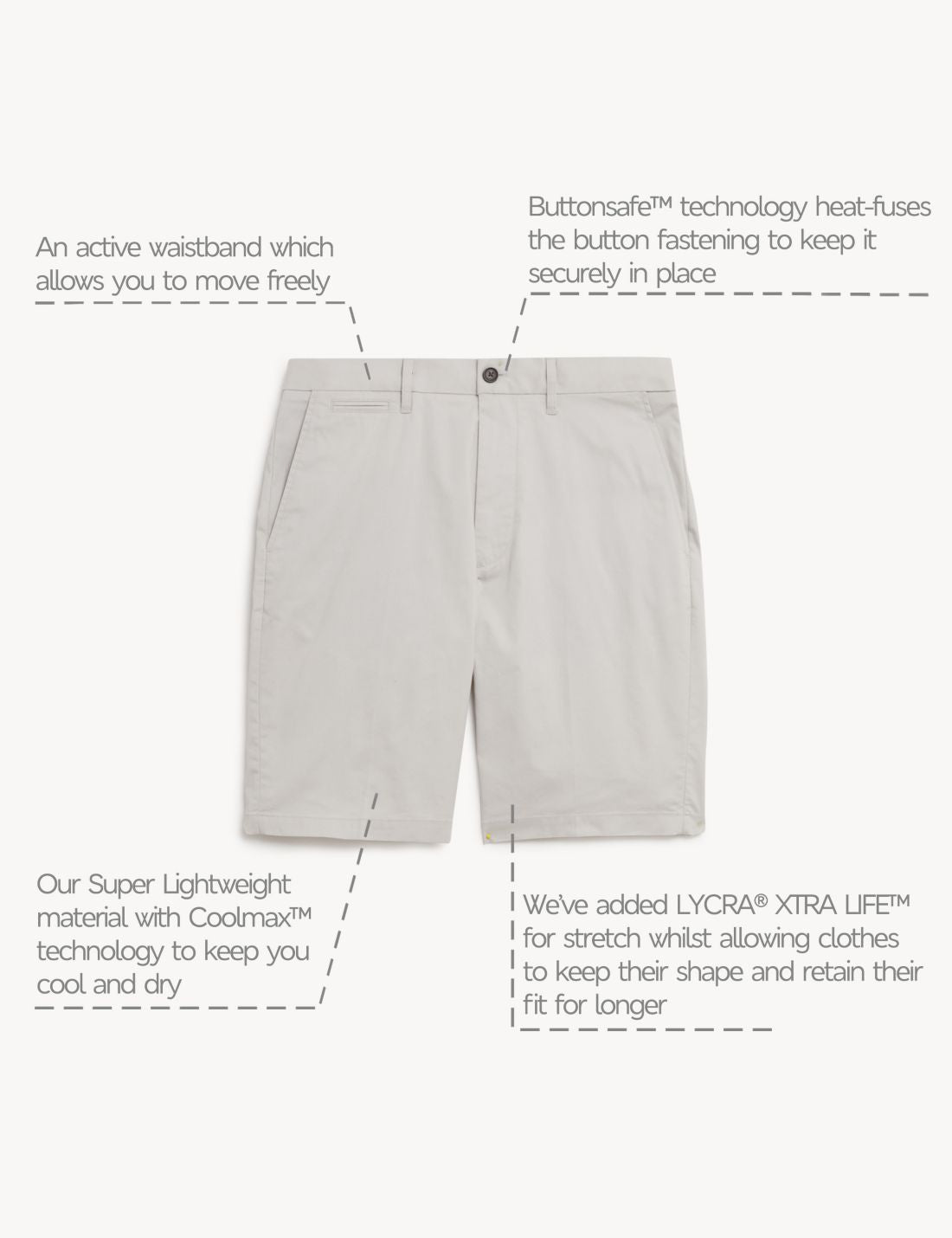 Regular Fit Chino Şort