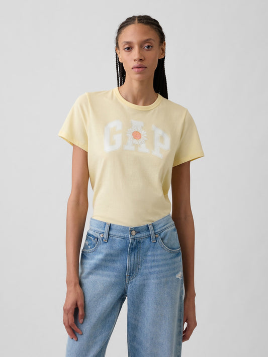 Sarı Favorite Grafik Baskılı T-shirt