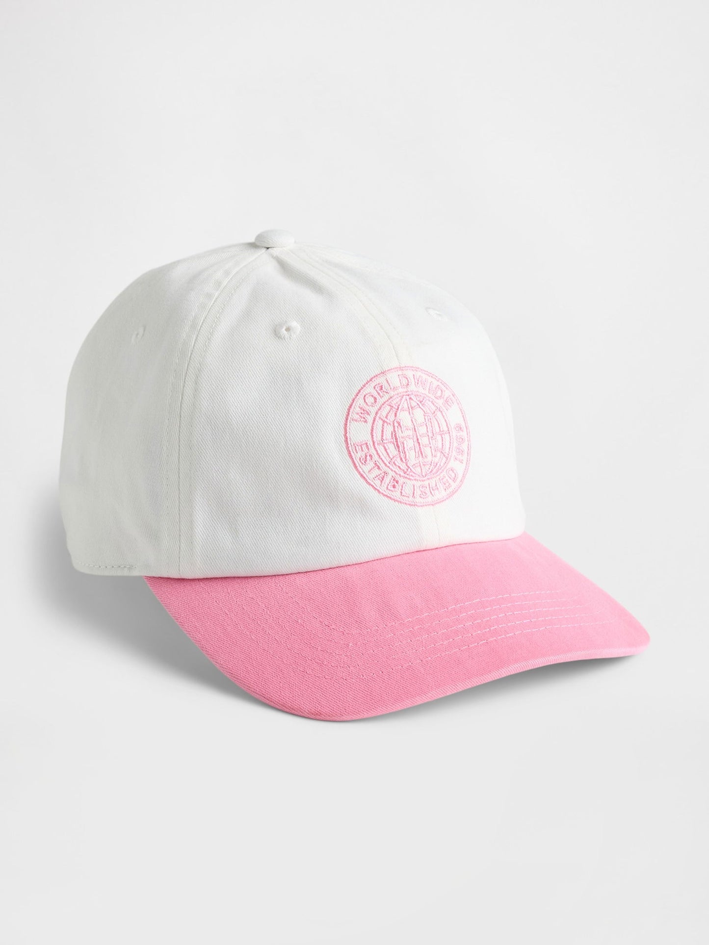 Pembe Organik Pamuk Gap Logo Beyzbol Şapkası