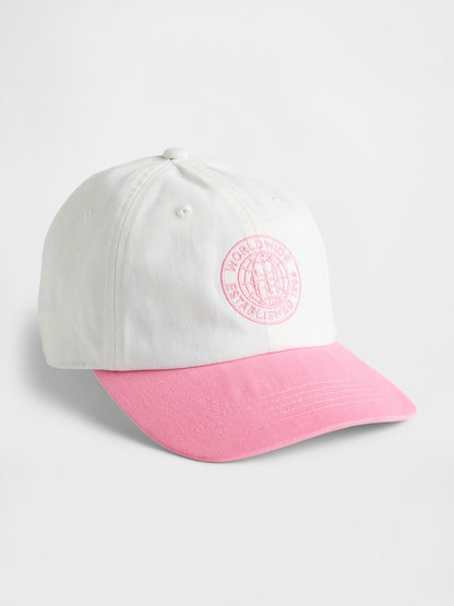 Pembe Organik Pamuk Gap Logo Beyzbol Şapkası