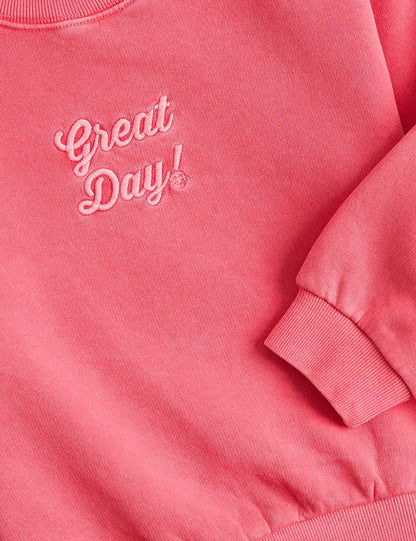 Grafik Baskılı Çocuk Sweatshirt