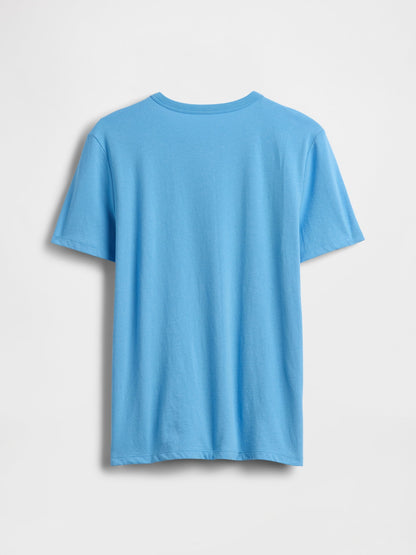 Açık Mavi Gap Logo T-shirt