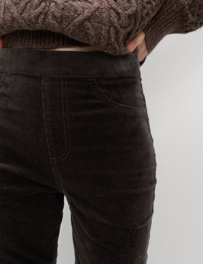 Yüksek Bel Kadife Pantolon