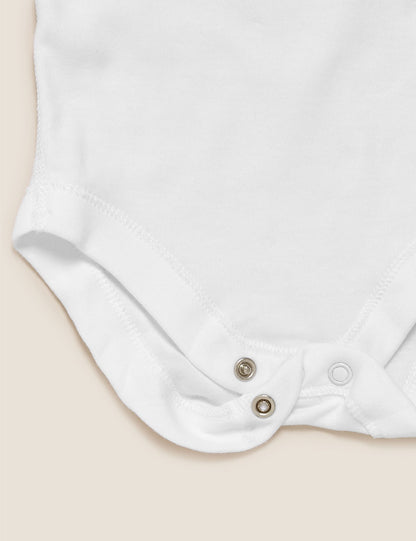 Saf Pamuklu 5'li Askılı Bodysuit (0-3 Yaş)