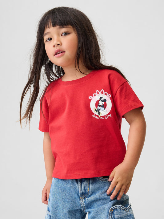 Kırmızı Grafik Baskılı T-shirt