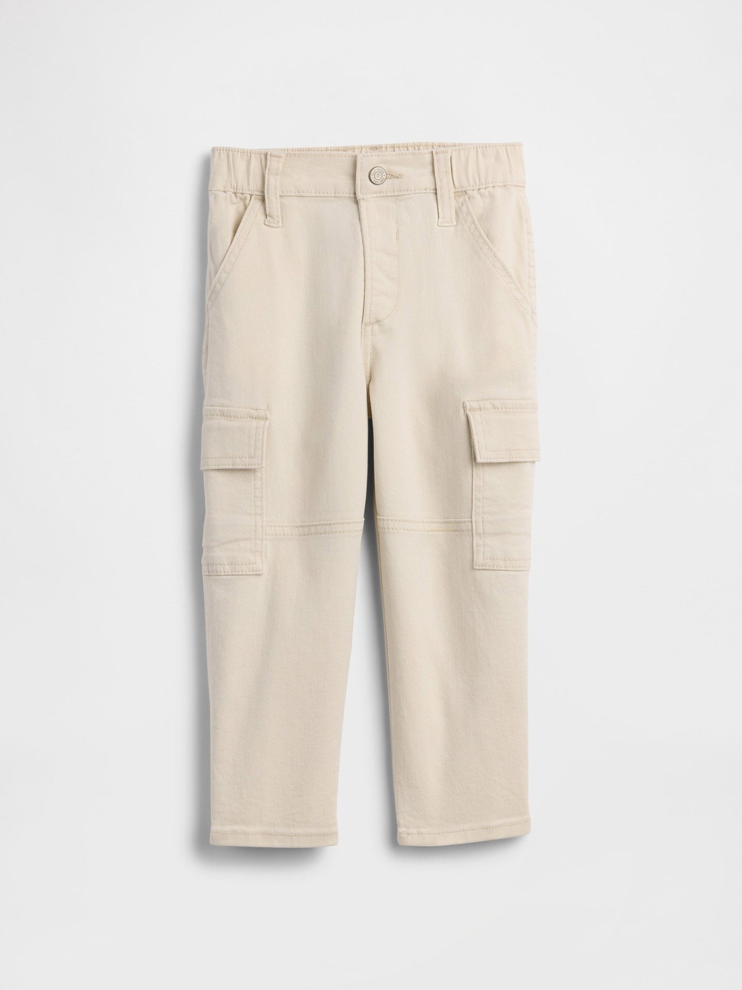 Krem Baggy Kargo Jean Pantolon