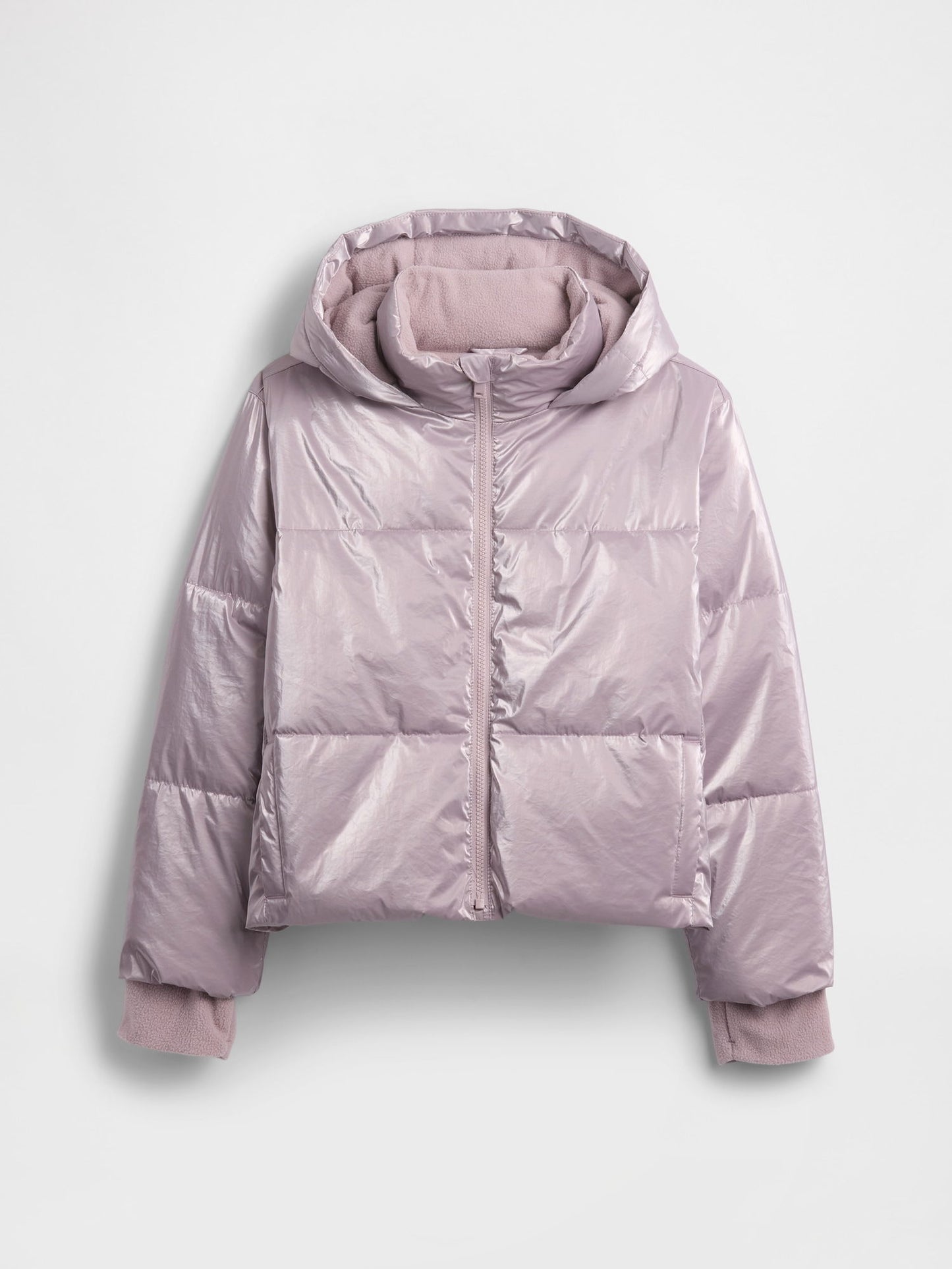 Mor Coldcontrol Max Shine Puffer Şişme Mont