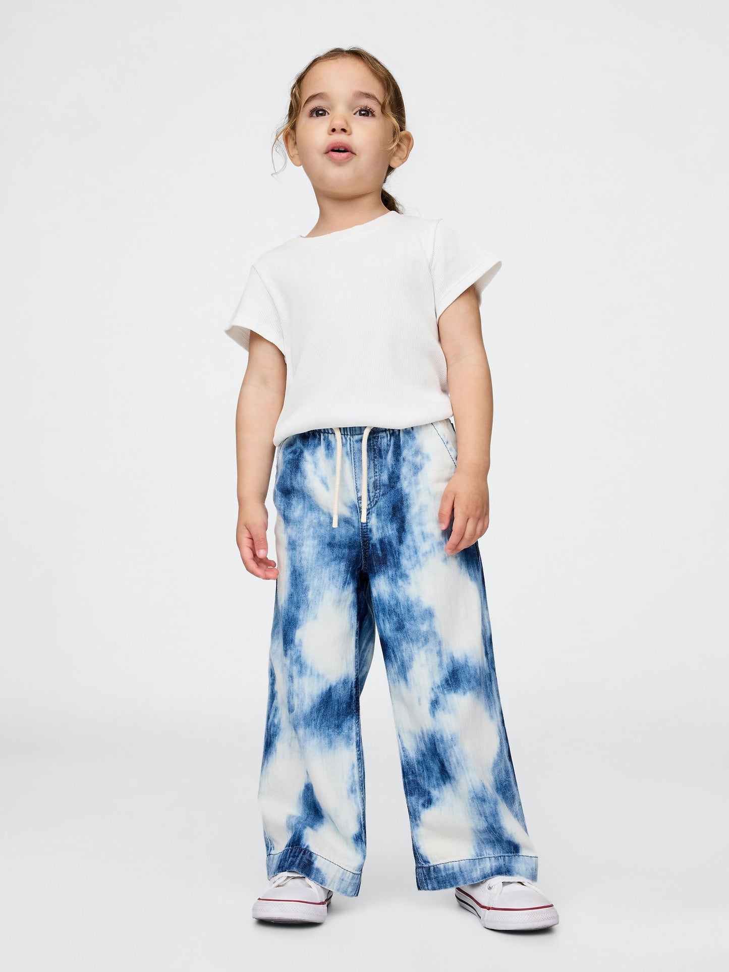 Denim Mavi Baggy Jean Pantolon