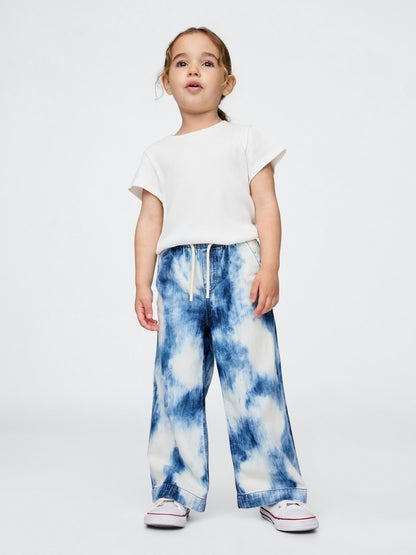 Denim Mavi Baggy Jean Pantolon