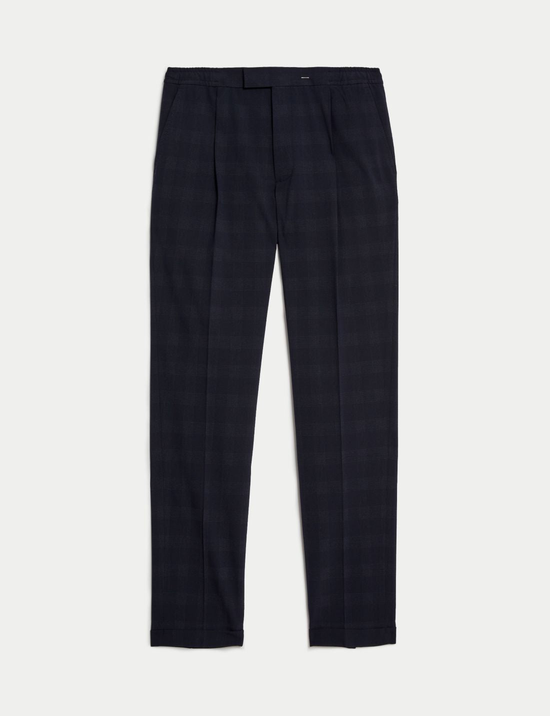 Tailored Fit Ekose Desenli Pantolon