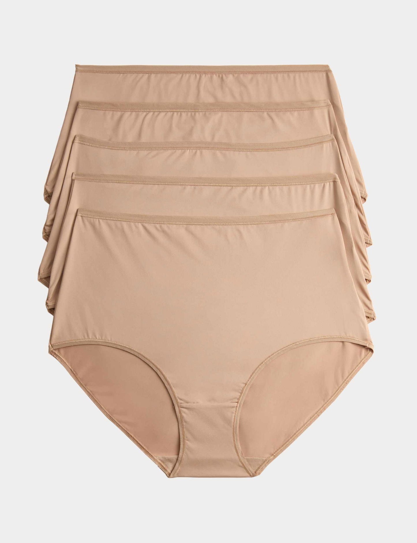 5'li Dikişsiz Full Brief Külot Seti