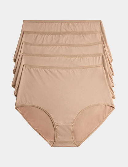 5'li Dikişsiz Full Brief Külot Seti