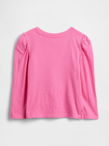 Pembe Dr. Seuss™ Puff Sleeve Logo T-shirt