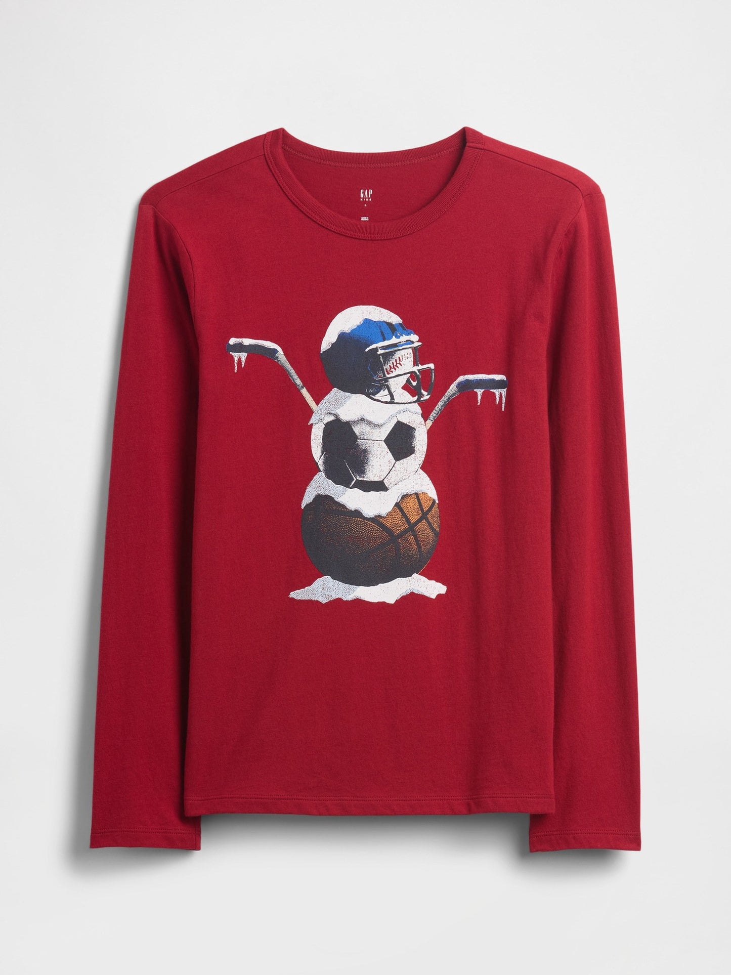 Bordo Grafik Baskılı T-shirt
