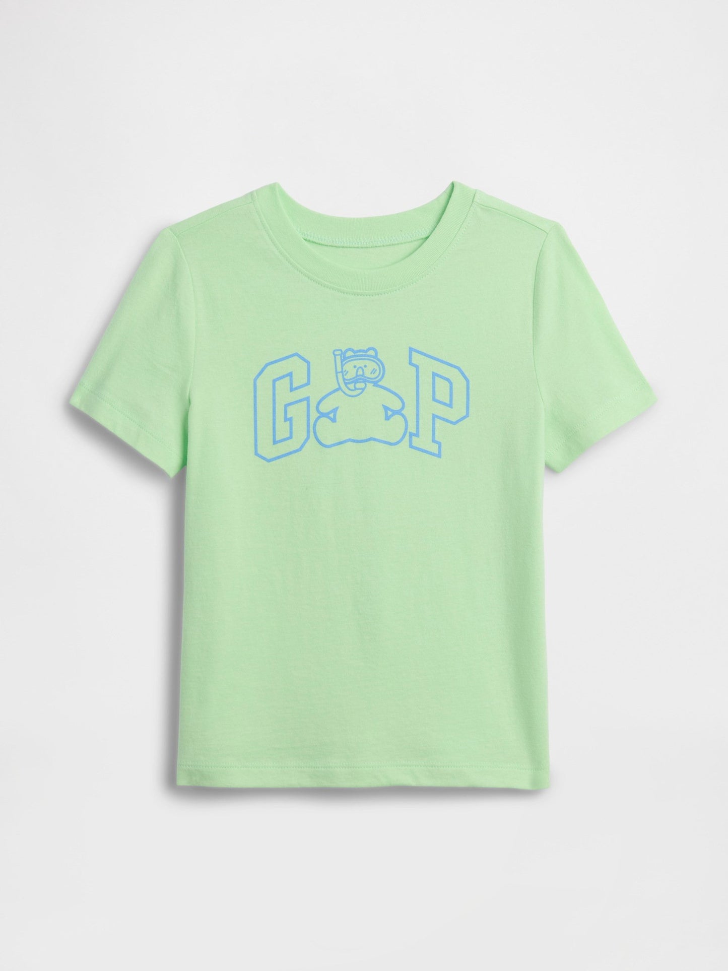 Açık Yeşil Grafik Baskılı T-shirt